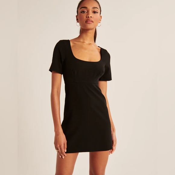 Abercrombie Short Sleeve Scoop Neck Minidress - MT - Picture 1 of 3